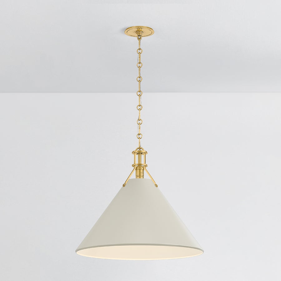 Hudson Valley Lighting Painted No. 2 Pendant — MDS352L-AGB/OW