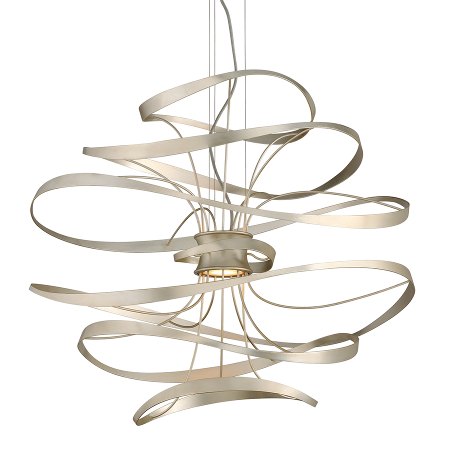 Corbett Lighting Calligraphy Chandelier — 213-43-SL/SS