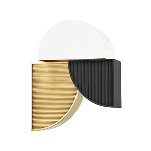 Construct Wall Sconce in AGED BRASS thumbnail