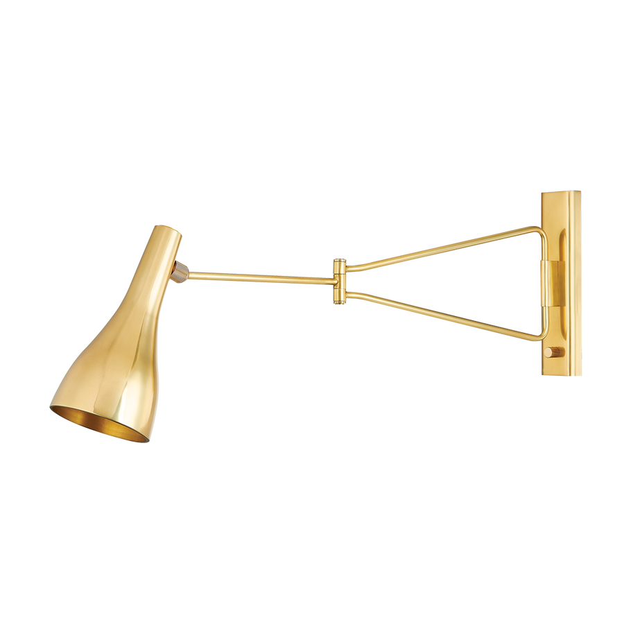 Hudson Valley Lighting NORTHFORD Wall Sconce — Aged Brass