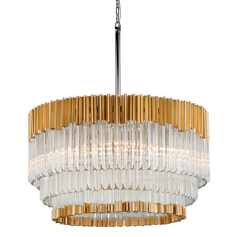 Corbett Lighting Charisma Chandelier — 220-48-GL/SS