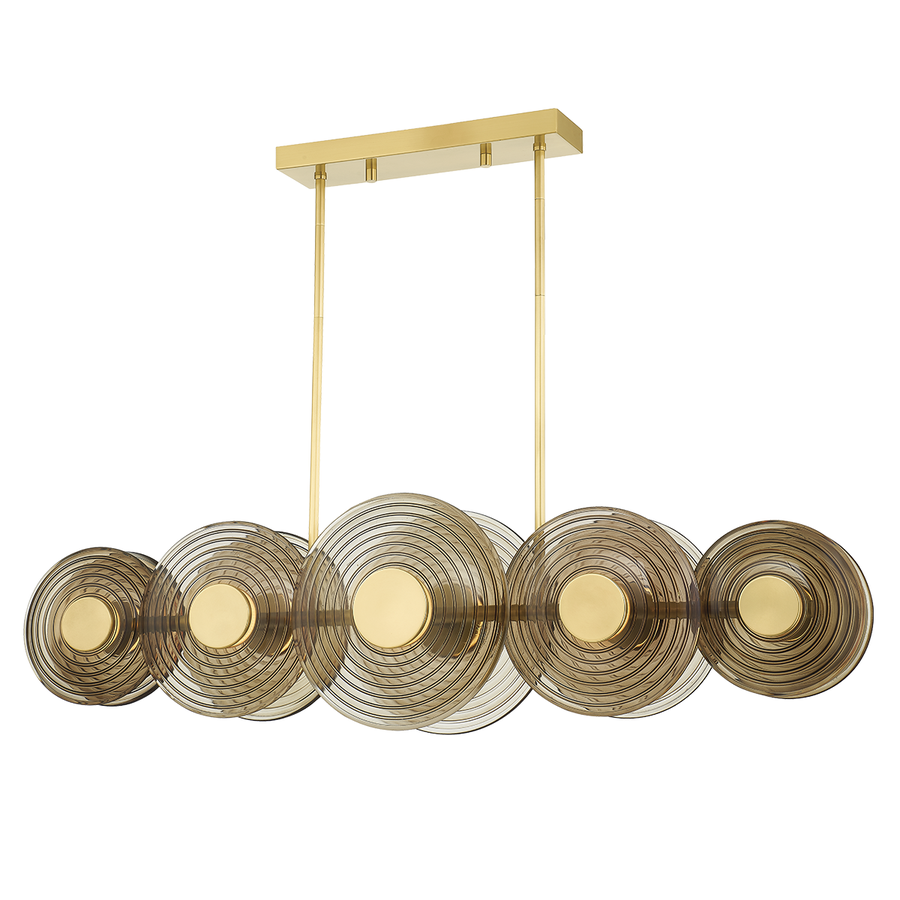 Hudson Valley Lighting Griston Linear — Aged Brass