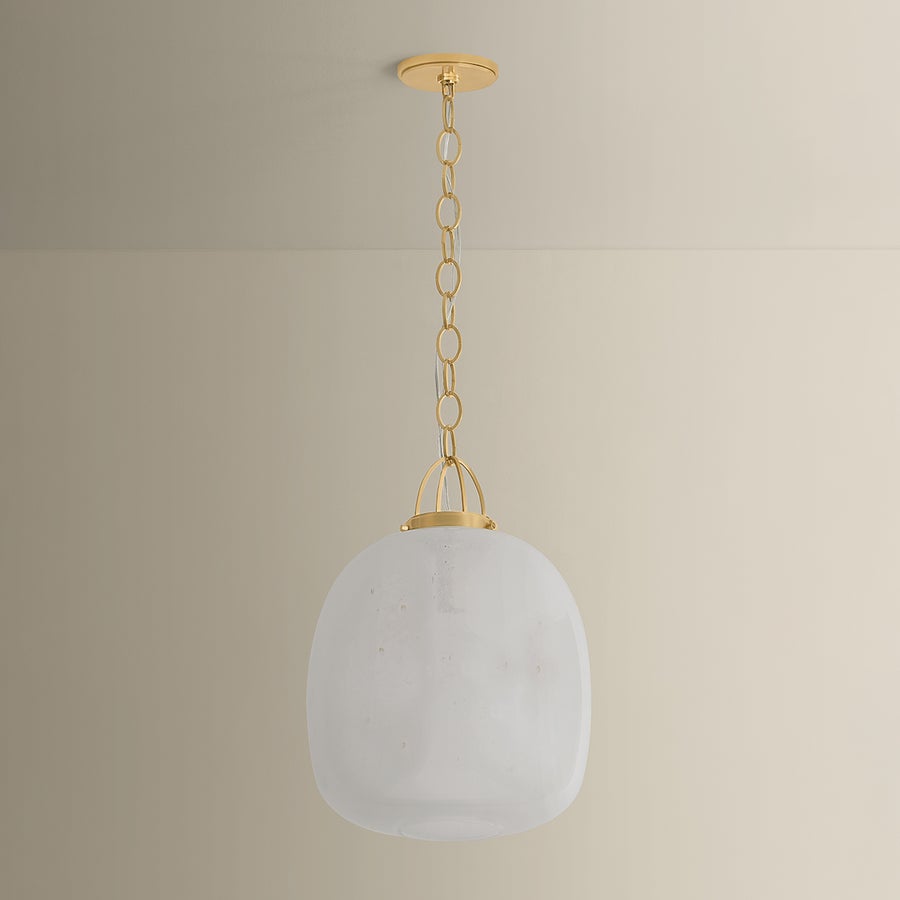 Hudson Valley Lighting Enosburg Pendant — Aged Brass