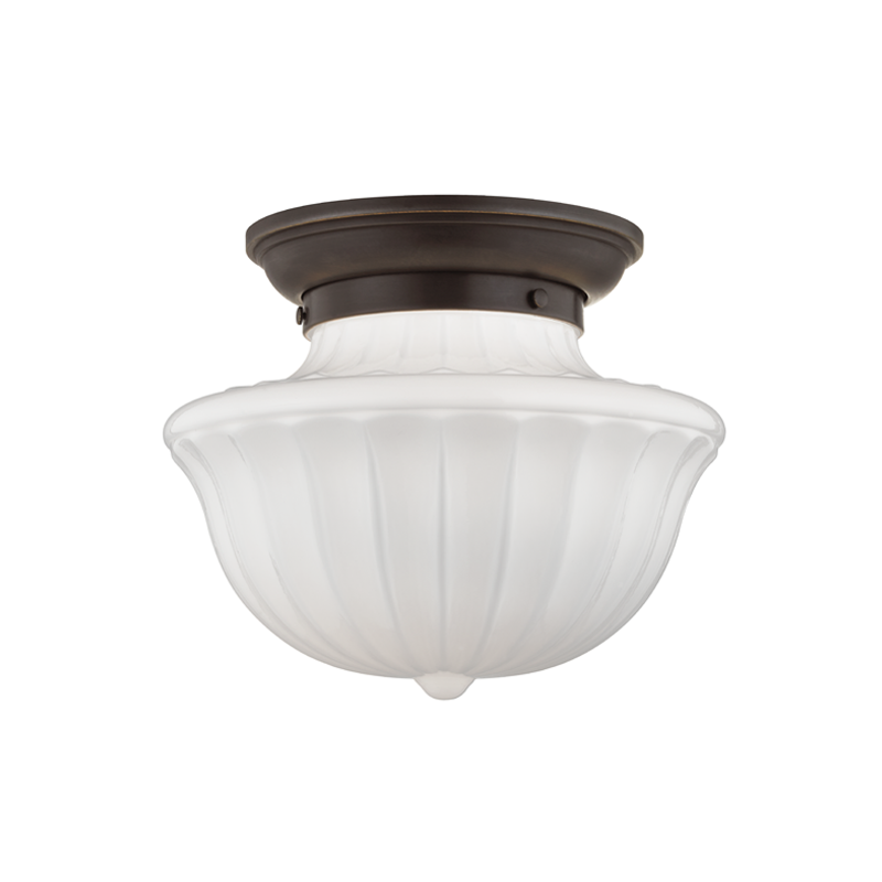 Hudson Valley Lighting Dutchess Flush Mount — Old Bronze