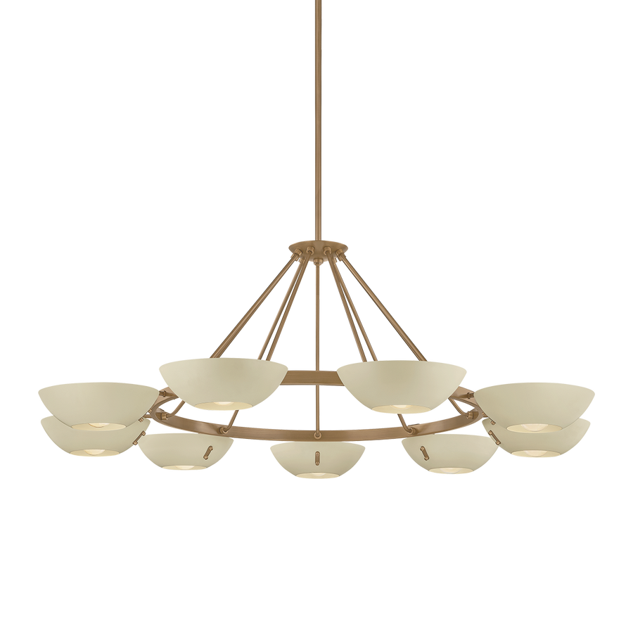Troy Lighting Alturas Chandelier — F2155-PBR/SSD