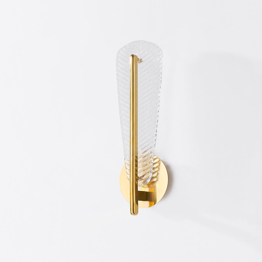 Hudson Valley Lighting PASSAIC Wall Sconce — Aged Brass