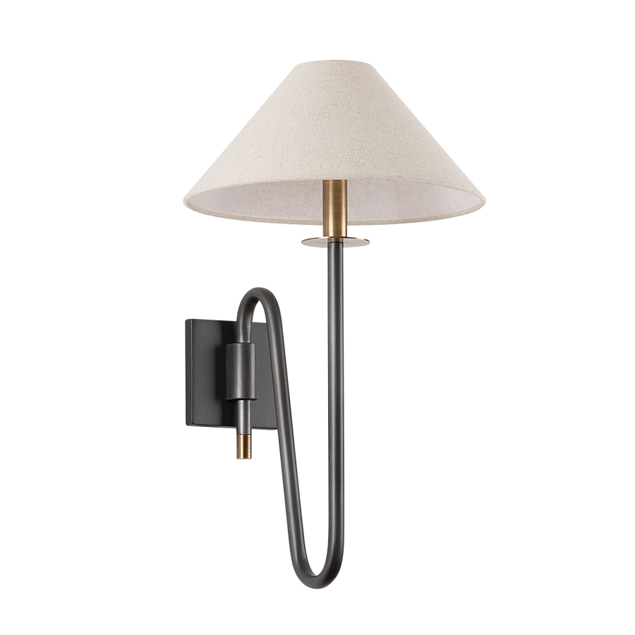 Troy Lighting MATEO Wall Sconce — B2121-PBR/GRA