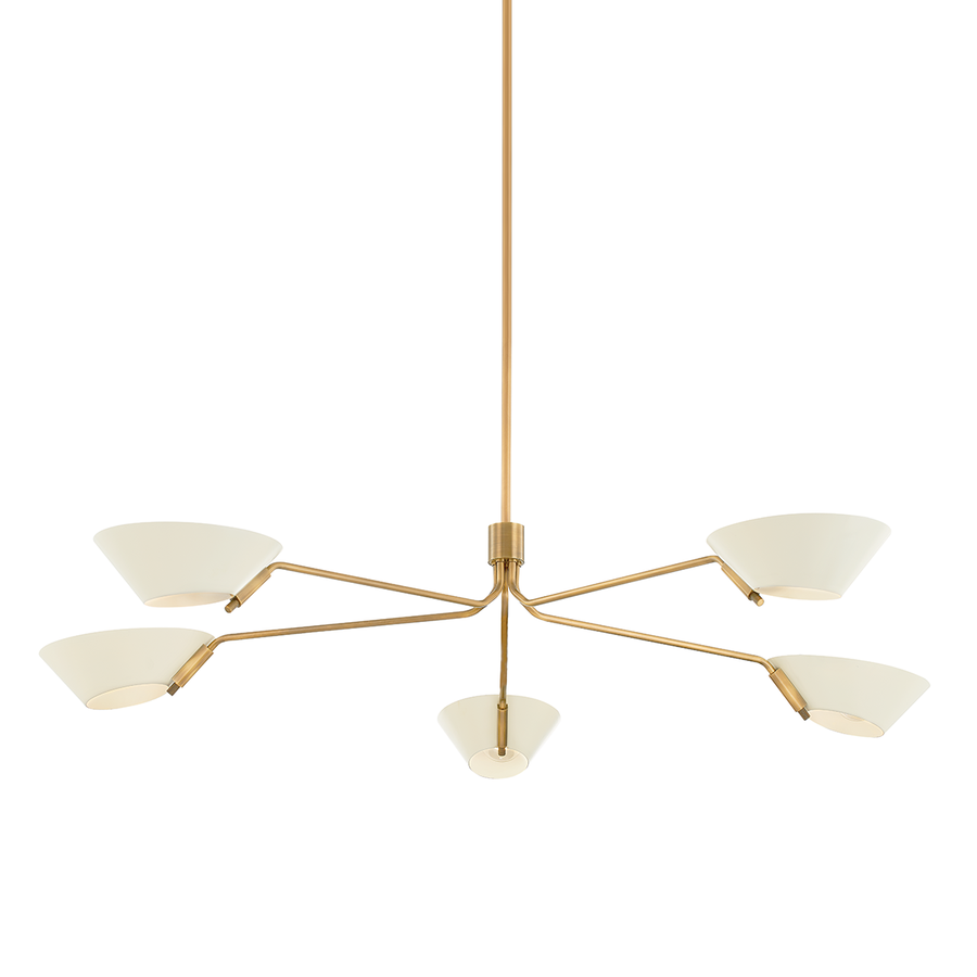 Troy Lighting Sacramento Chandelier — F8163-PBR/SSD