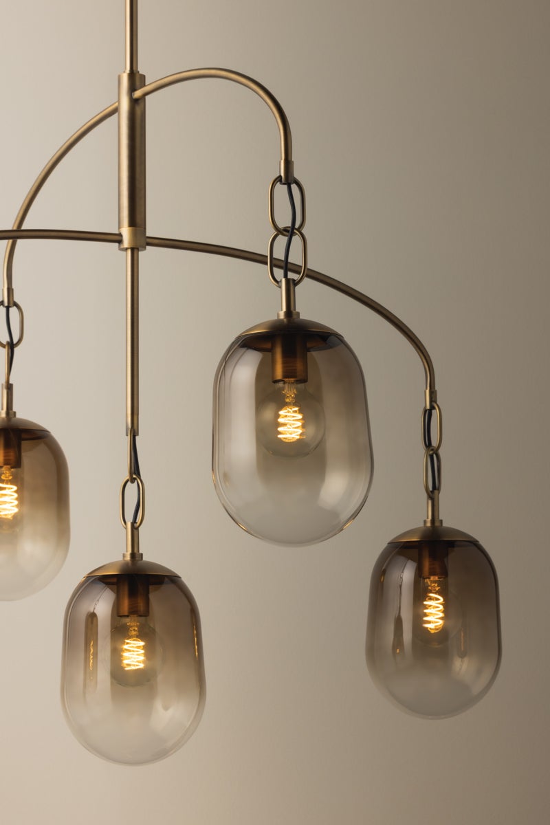 Troy Lighting HARVEY CHANDELIER — F2542-PBR