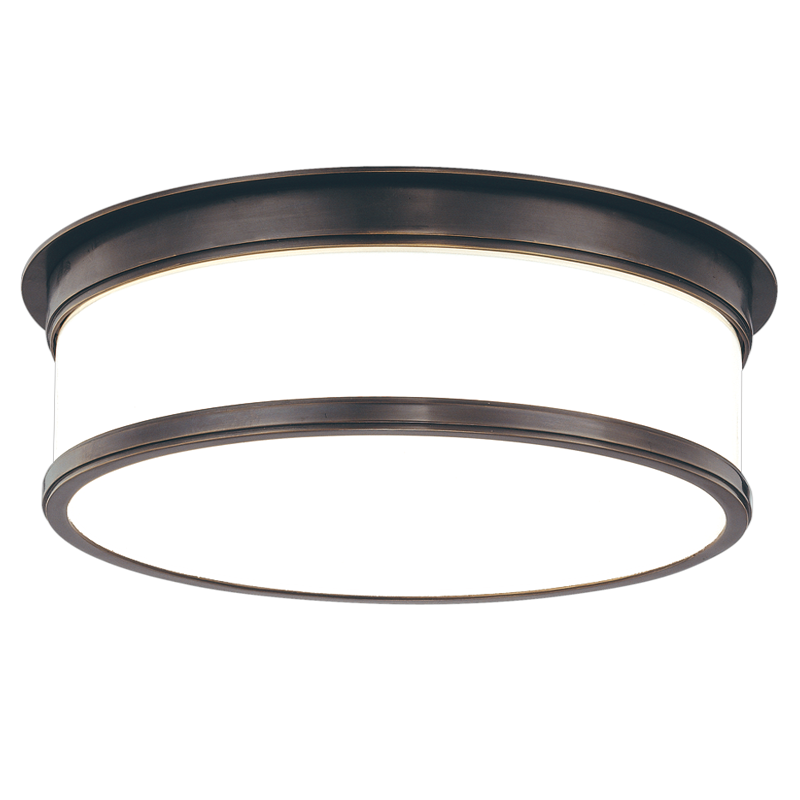 Hudson Valley Lighting Geneva Flush Mount — Old Bronze