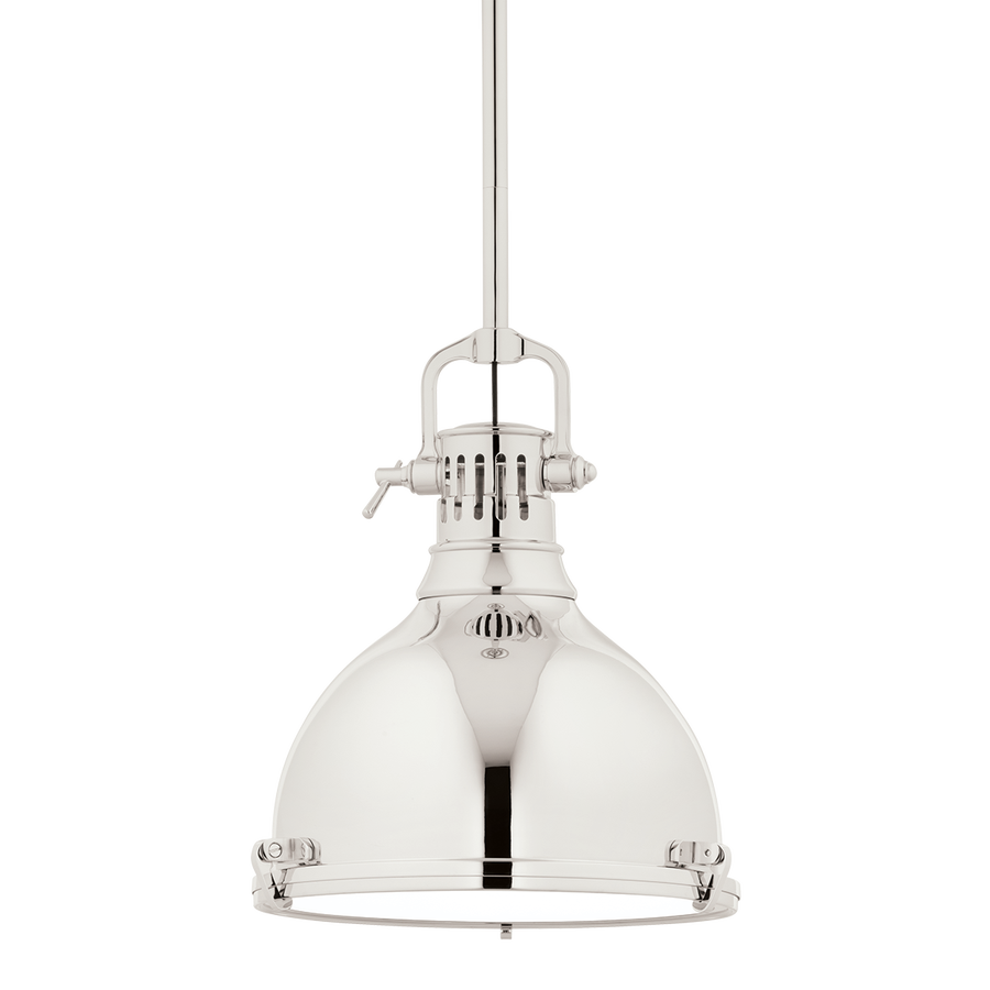 Hudson Valley Lighting Pelham Pendant — Polished Nickel