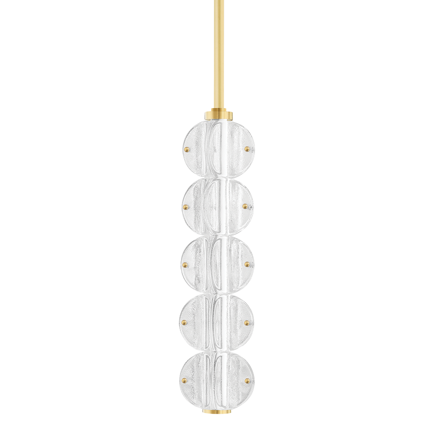 Hudson Valley Lighting Lindley Pendant — Aged Brass