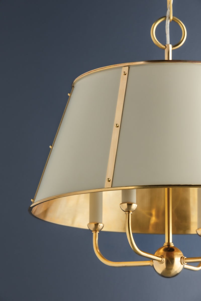 Hudson Valley Lighting Cambridge Chandelier — MDS120-AGB/OW