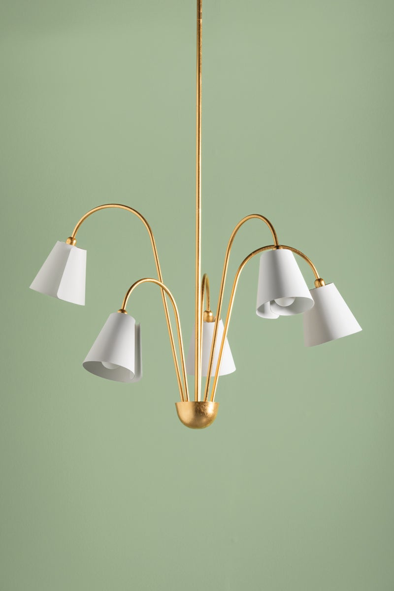 Mitzi Lila Chandelier — H852805-GL/TWH