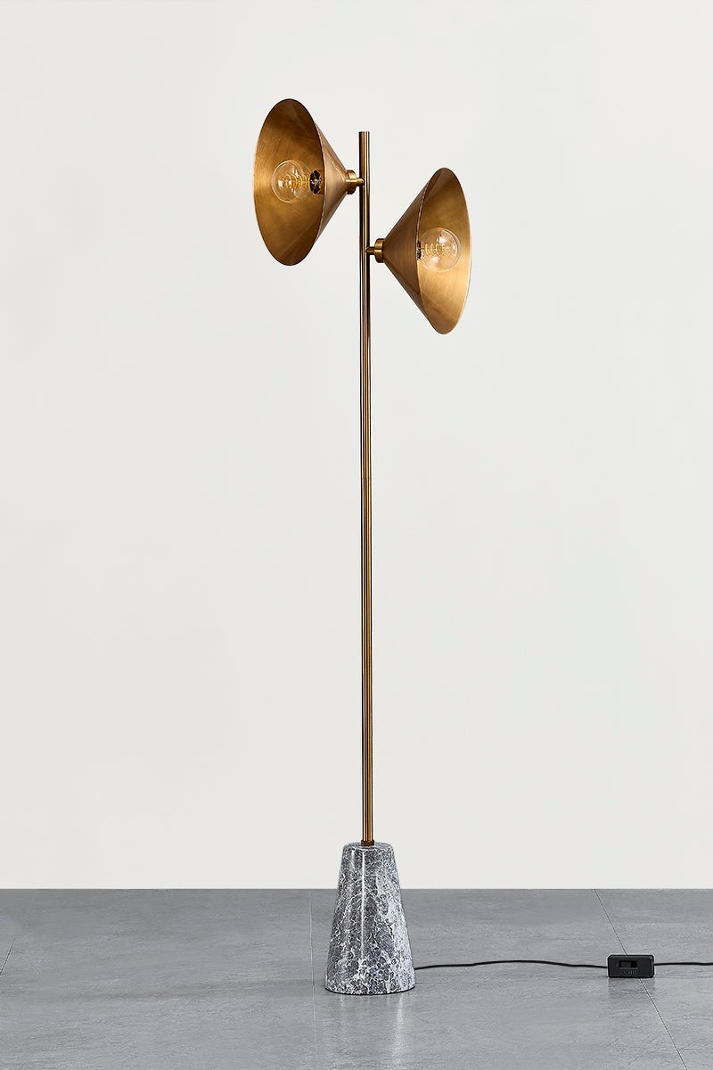 Troy Lighting Bash Floor Lamp — PFL1064-PBR