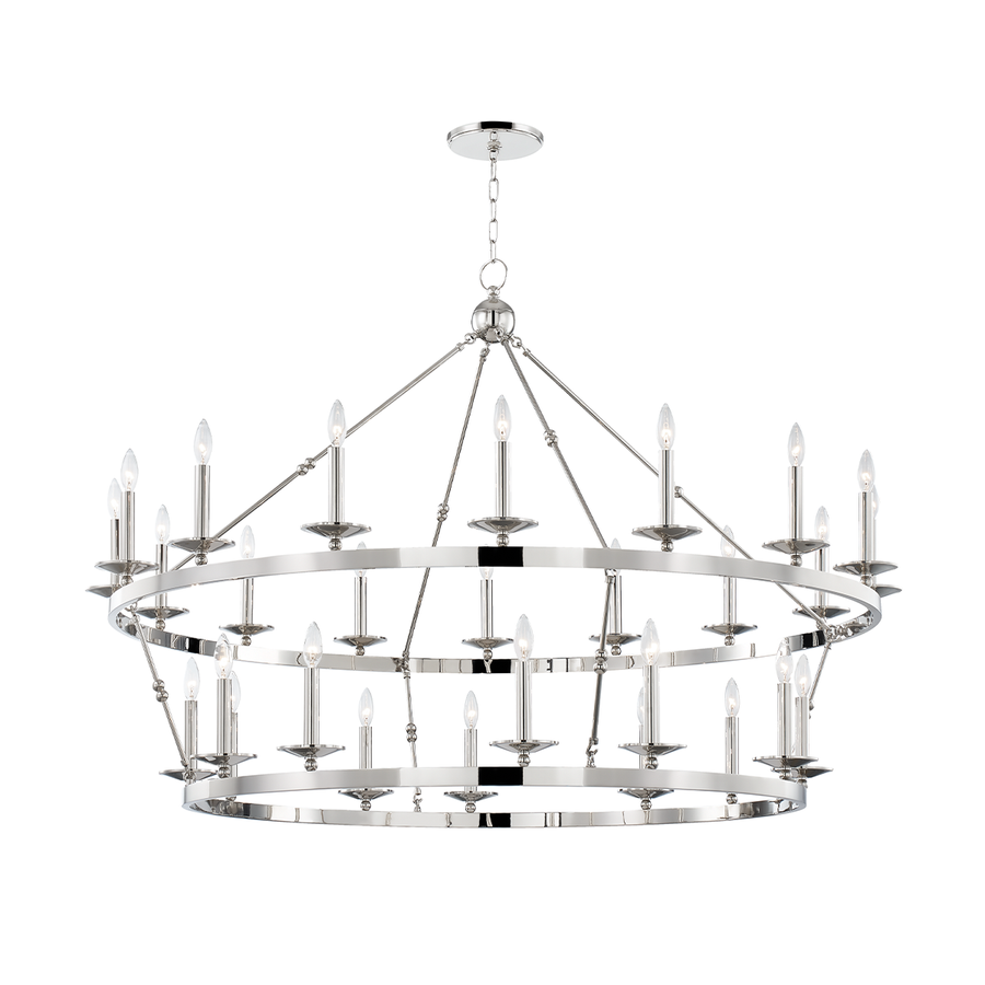 Hudson Valley Lighting Allendale Chandelier — Polished Nickel