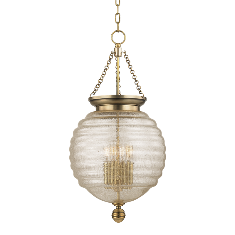 Hudson Valley Lighting Coolidge Pendant — Aged Brass