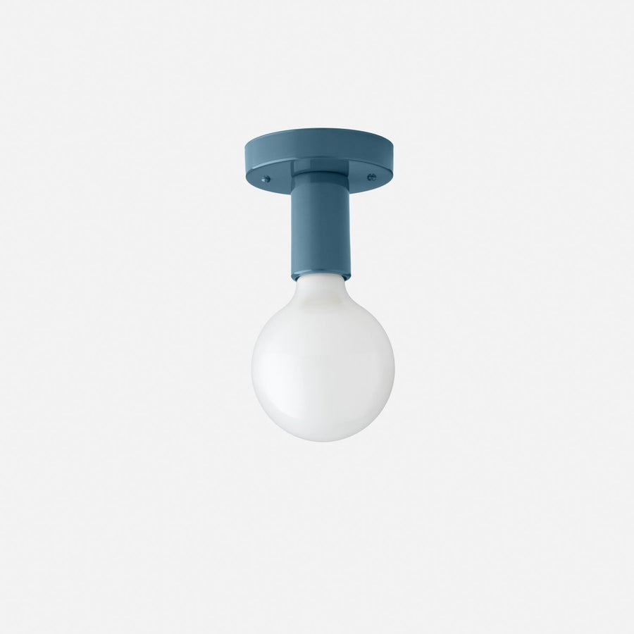 Schoolhouse Cylinder Flush Mount — SH134292-PL-GS