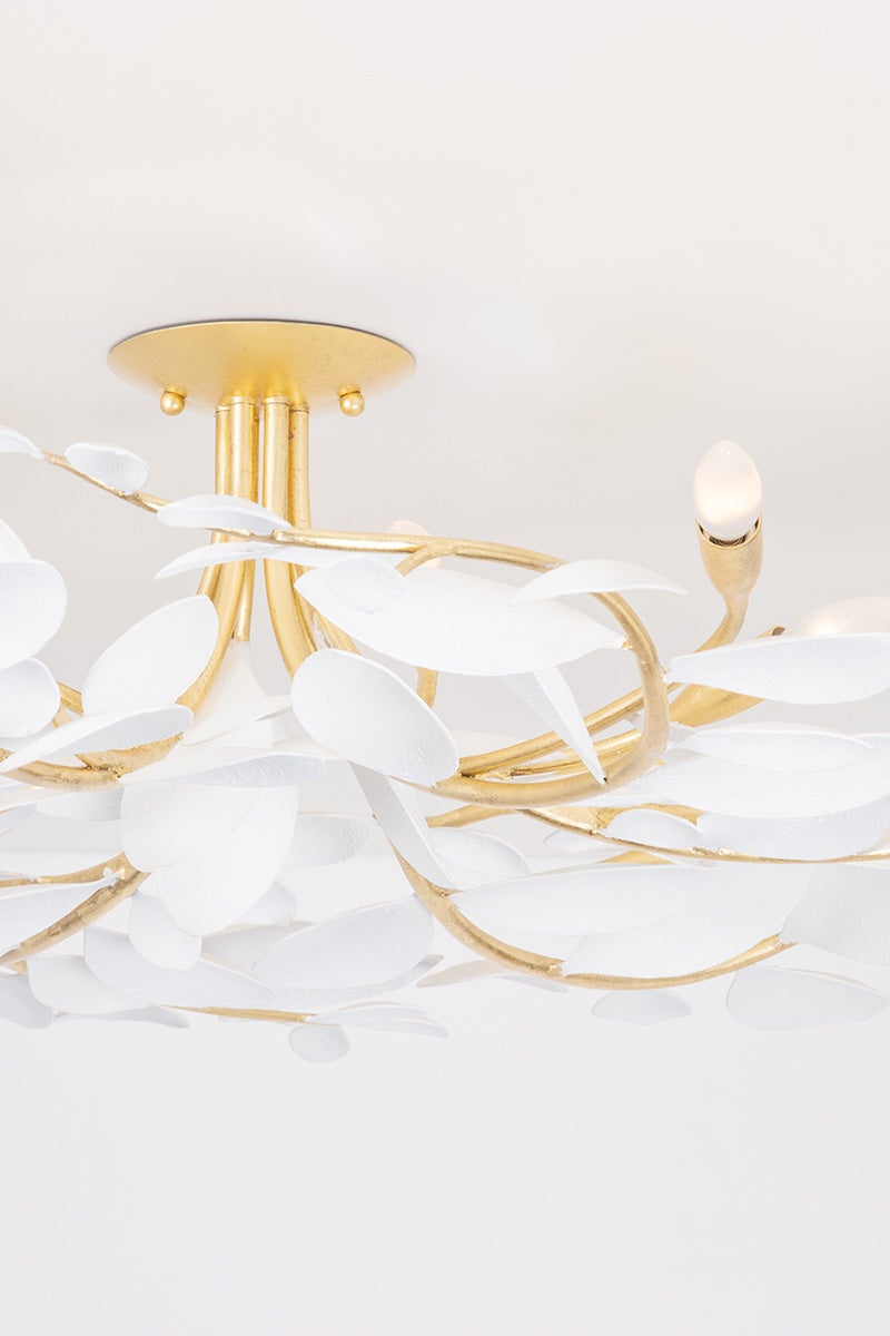 Hudson Valley Lighting MARABEC Semi Flush — 2248-VGL/WP