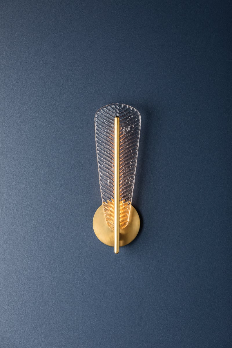 Hudson Valley Lighting PASSAIC Wall Sconce — Aged Brass