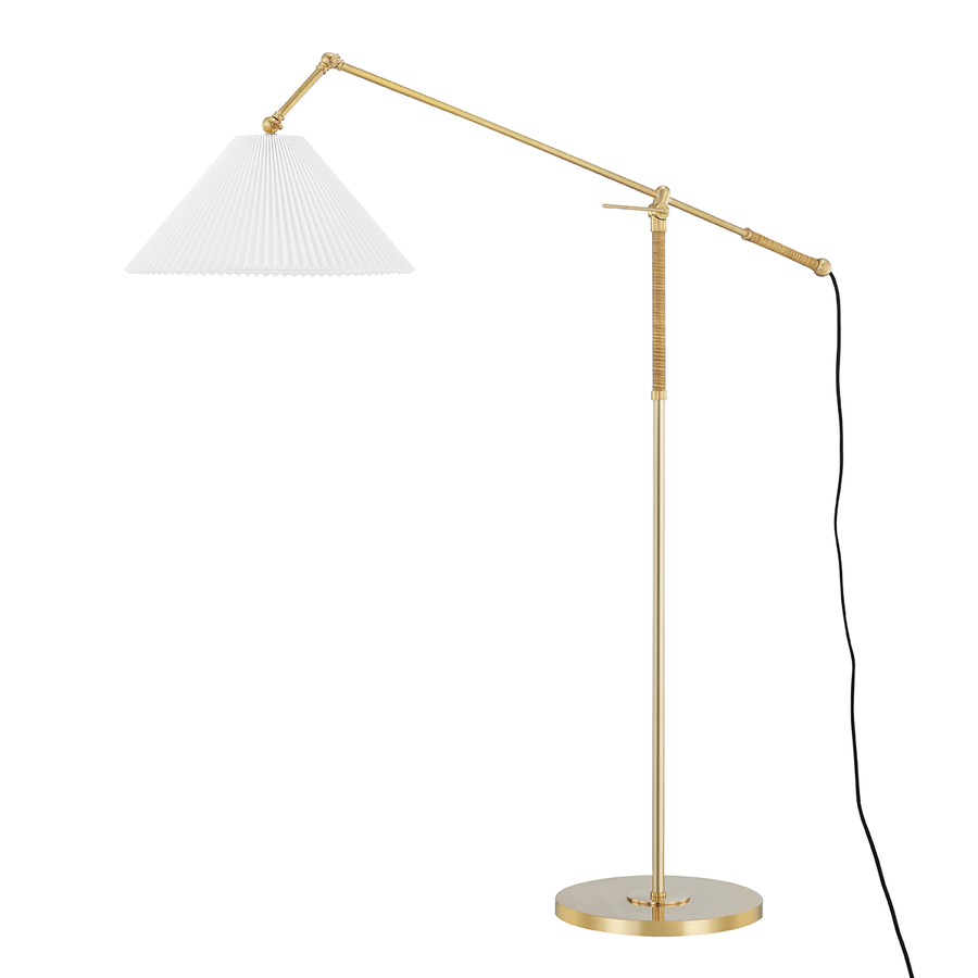Hudson Valley Lighting Dorset Floor Lamp — Aged Brass