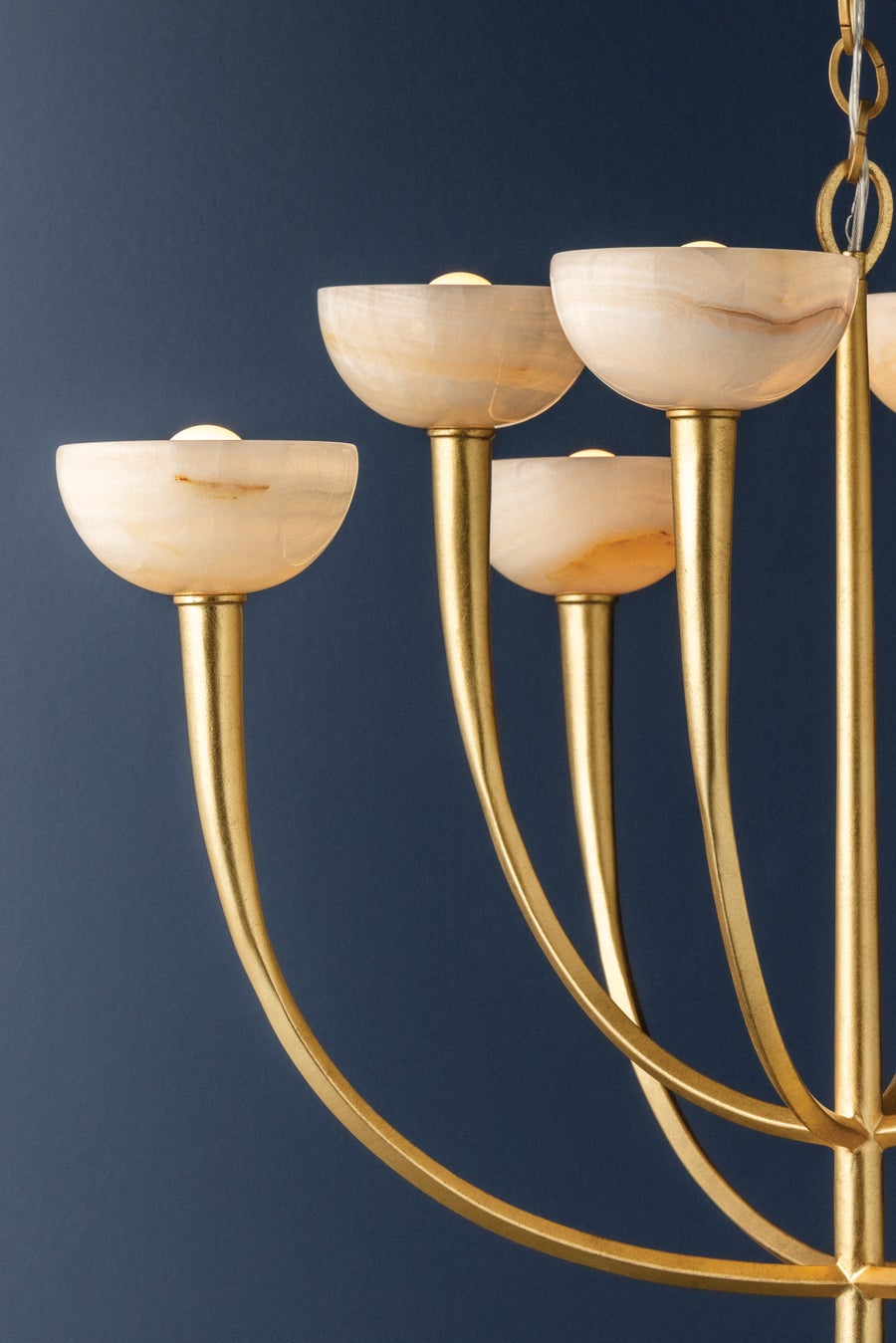 Hudson Valley Lighting Maywood Chandelier — Vintage Gold Leaf