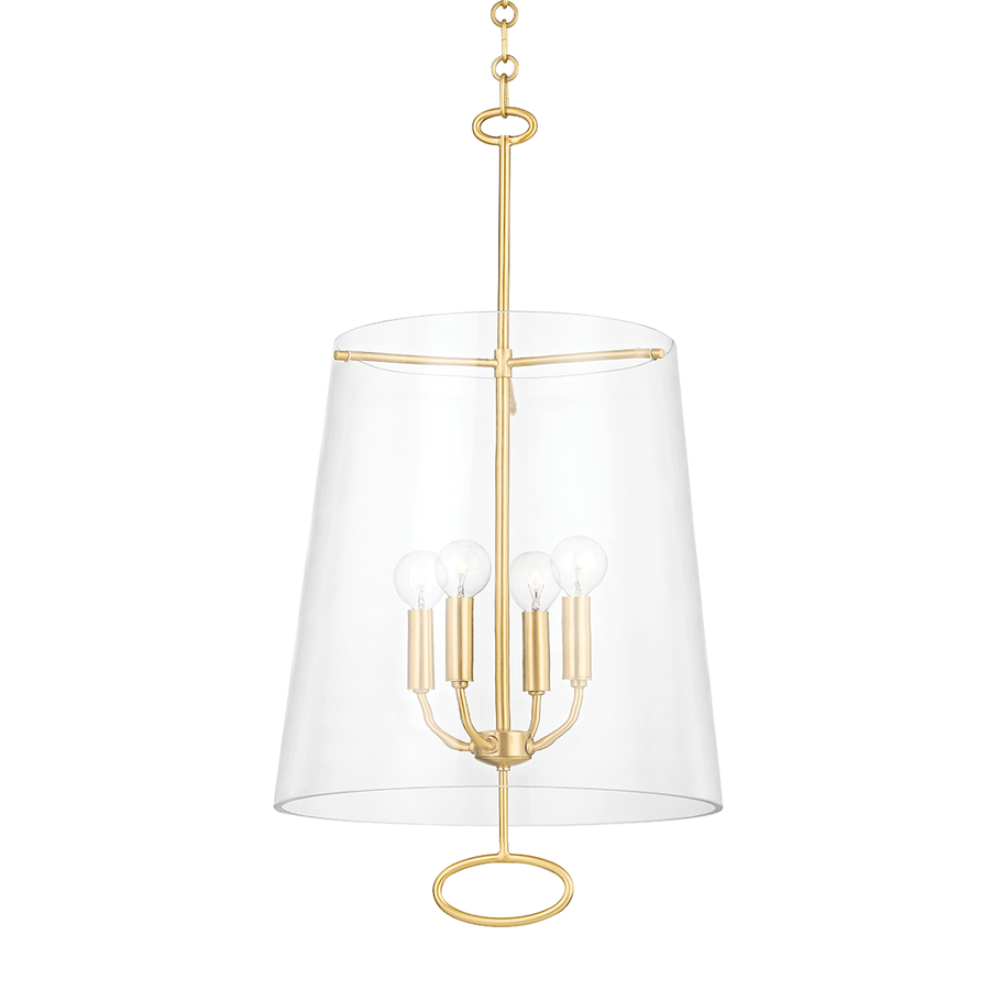 Hudson Valley Lighting James Pendant — Aged Brass