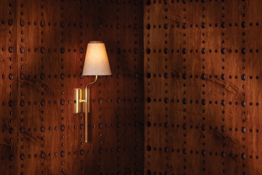 Hudson Valley Lighting SULLIVAN Wall Sconce — Aged Brass