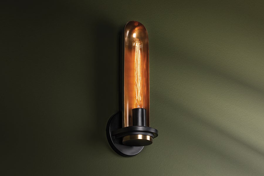 Troy Lighting TUSCON Wall Sconce — B8626-PBR/SBK