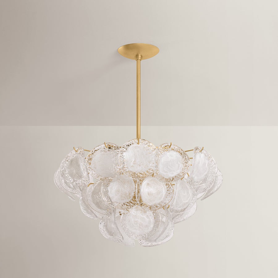 Hudson Valley Lighting Cedar Hill Chandelier — Vintage Gold Leaf