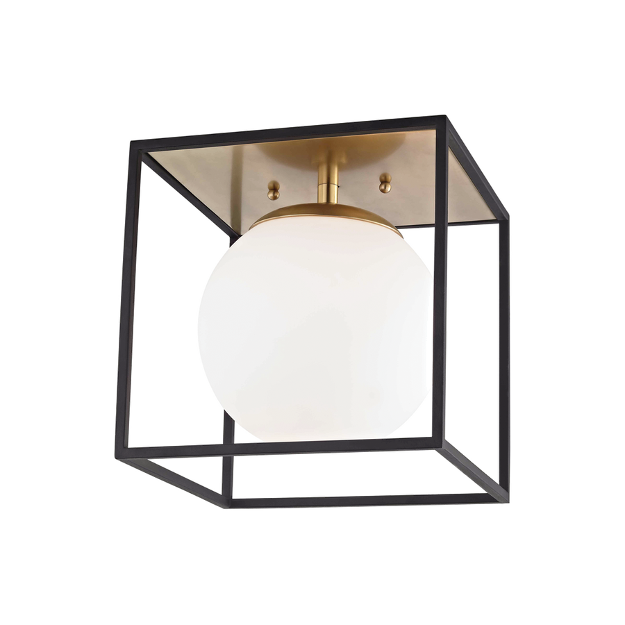 Mitzi Aira Flush Mount — H141501L-AGB/BK