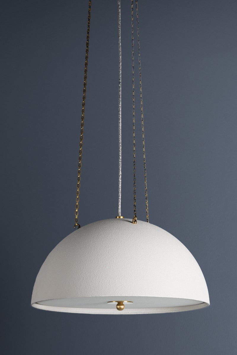 Hudson Valley Lighting CHISWICK Pendant — MDS1100-AGB/WP