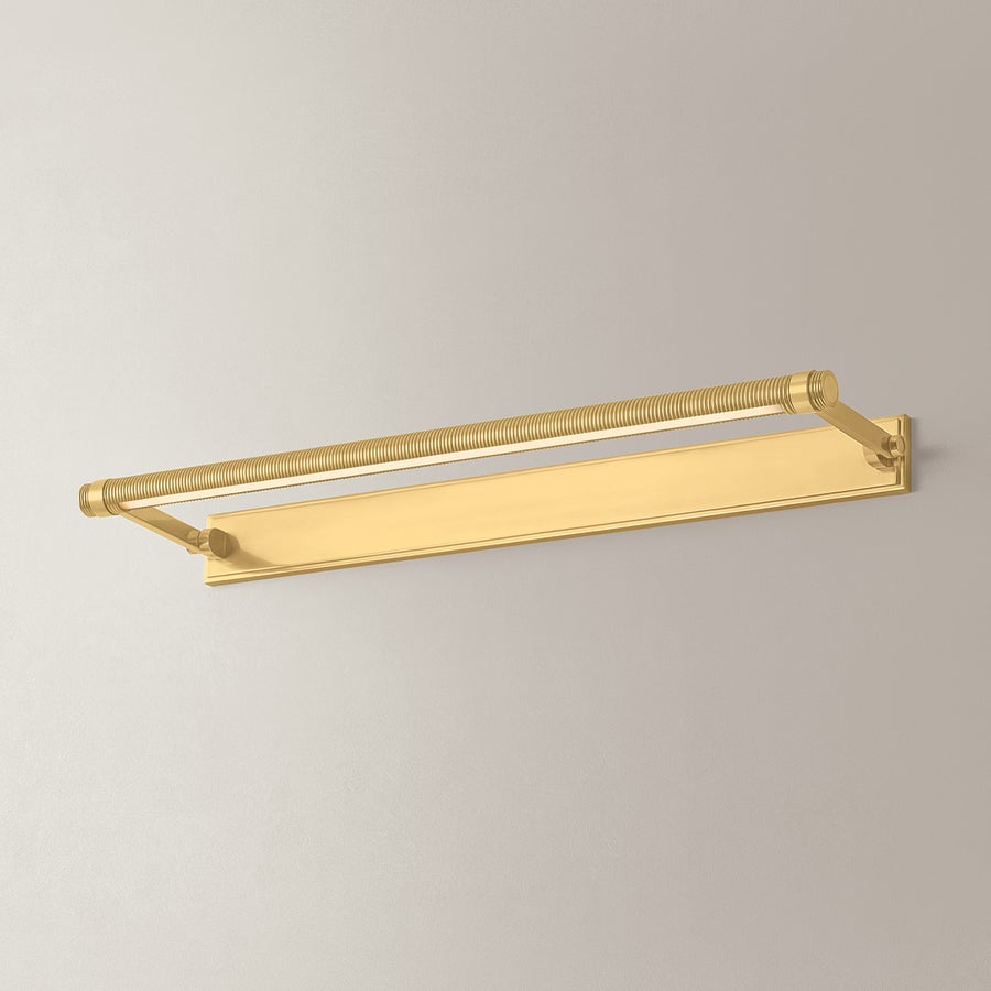 Hudson Valley Lighting Duell Picture Light — Aged Brass