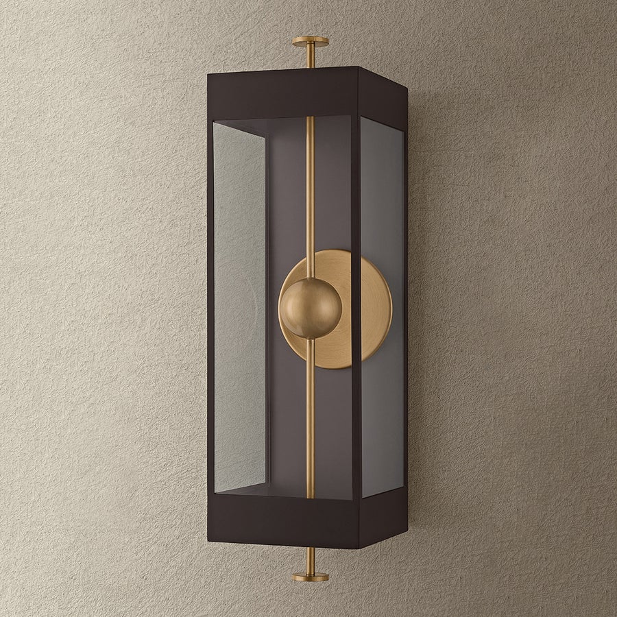 Troy Lighting Garvey Wall Sconce — B4934-TBZ/PBR