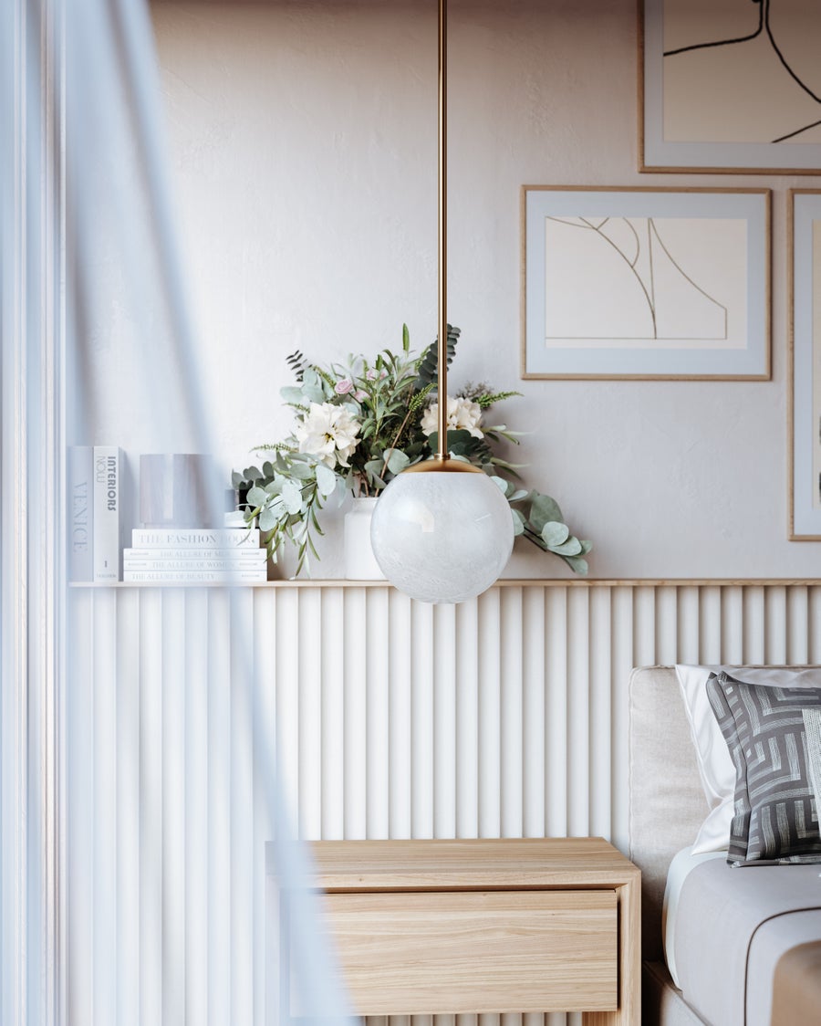 Hudson Valley Lighting Burlington Pendant — Aged Brass