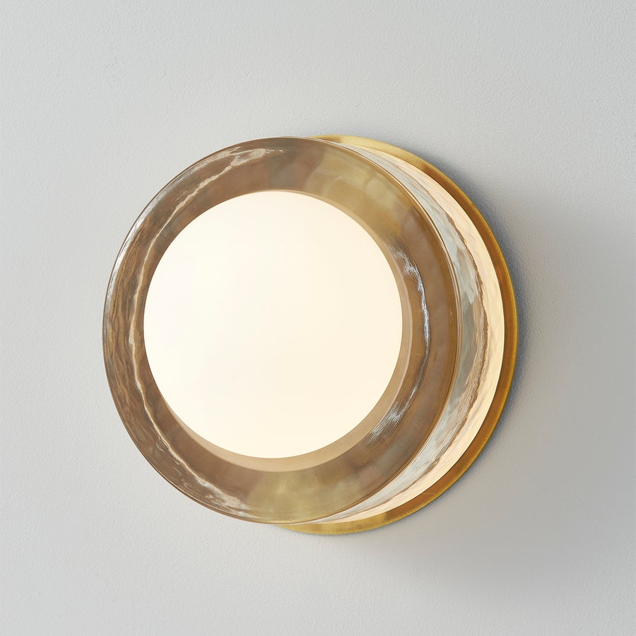 Hudson Valley Lighting Mackay Wall Sconce — Aged Brass