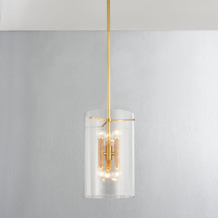 Hudson Valley Lighting Barlow Lantern — Aged Brass