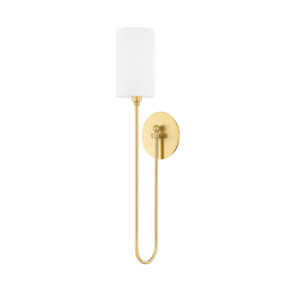 Hudson Valley Lighting Harlem Wall Sconce — Aged Brass