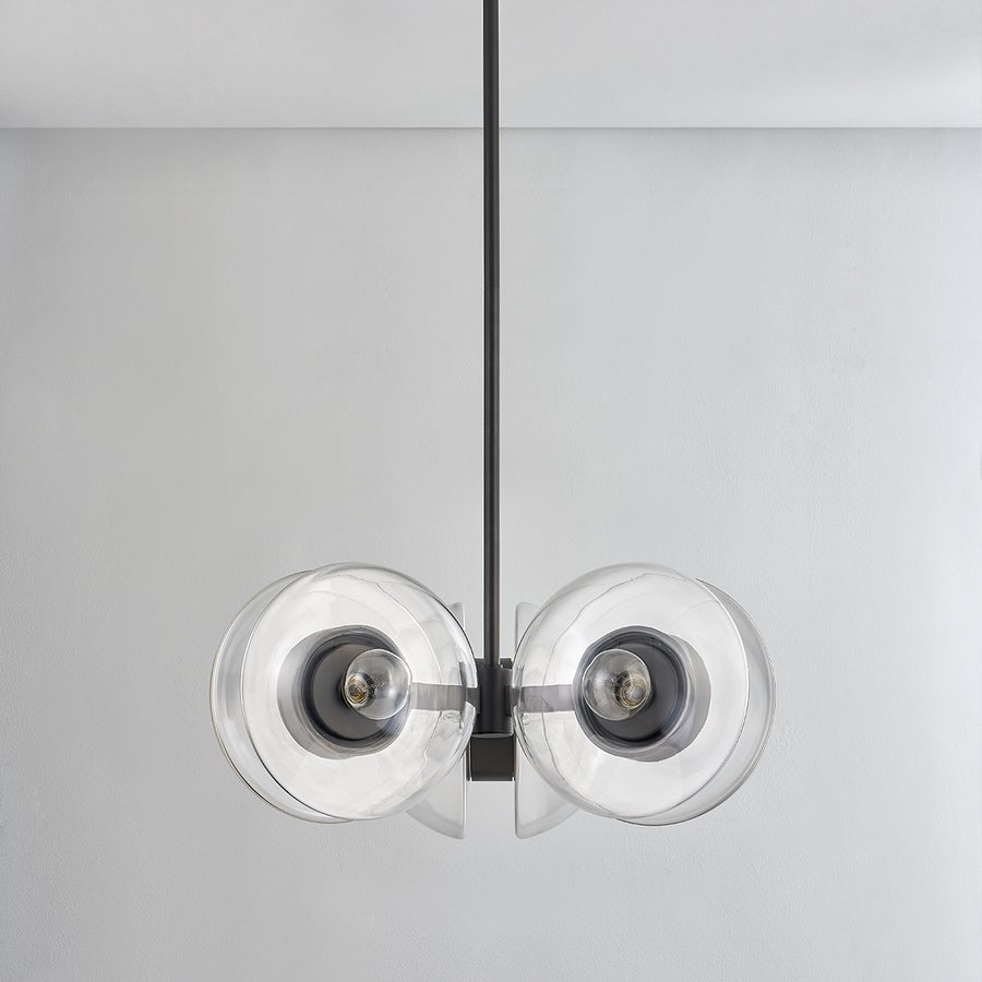 Hudson Valley Lighting Kert Chandelier — Black Bronze