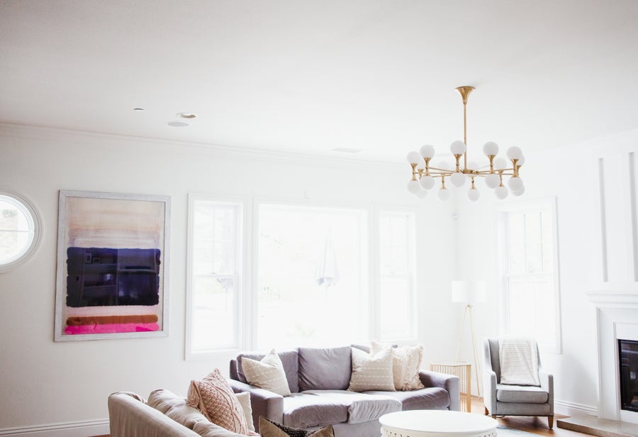 Hudson Valley Lighting Coolidge Flush Mount — Aged Brass
