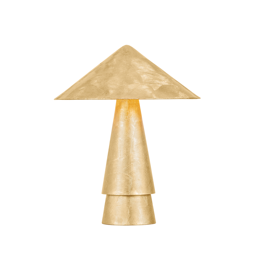 Hudson Valley Lighting FOXTON Table Lamp — Vintage Gold Leaf