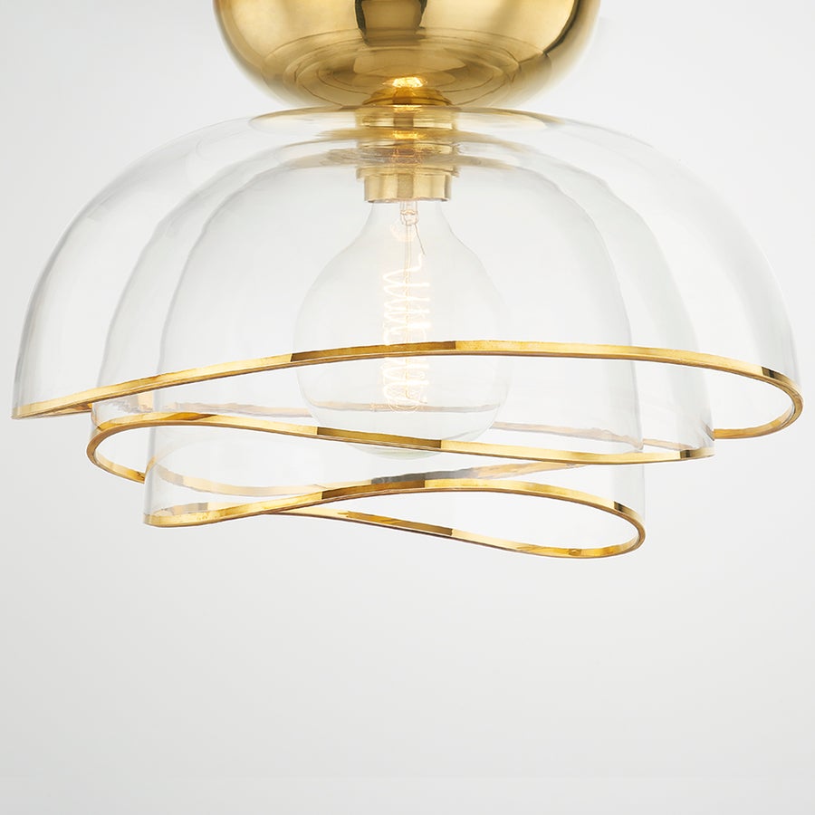 Corbett Lighting ESME Flush Mount — 358-17-VPB