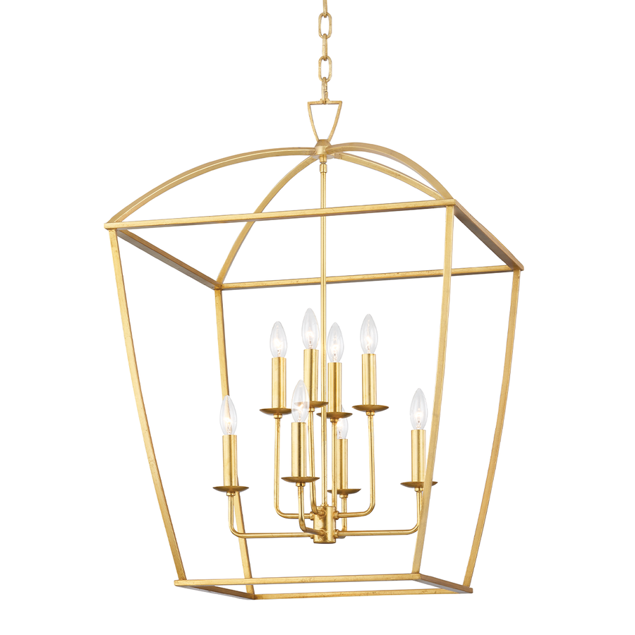 Hudson Valley Lighting Bryant Lantern — Gold Leaf
