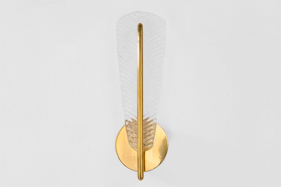 Hudson Valley Lighting PASSAIC Wall Sconce — Aged Brass