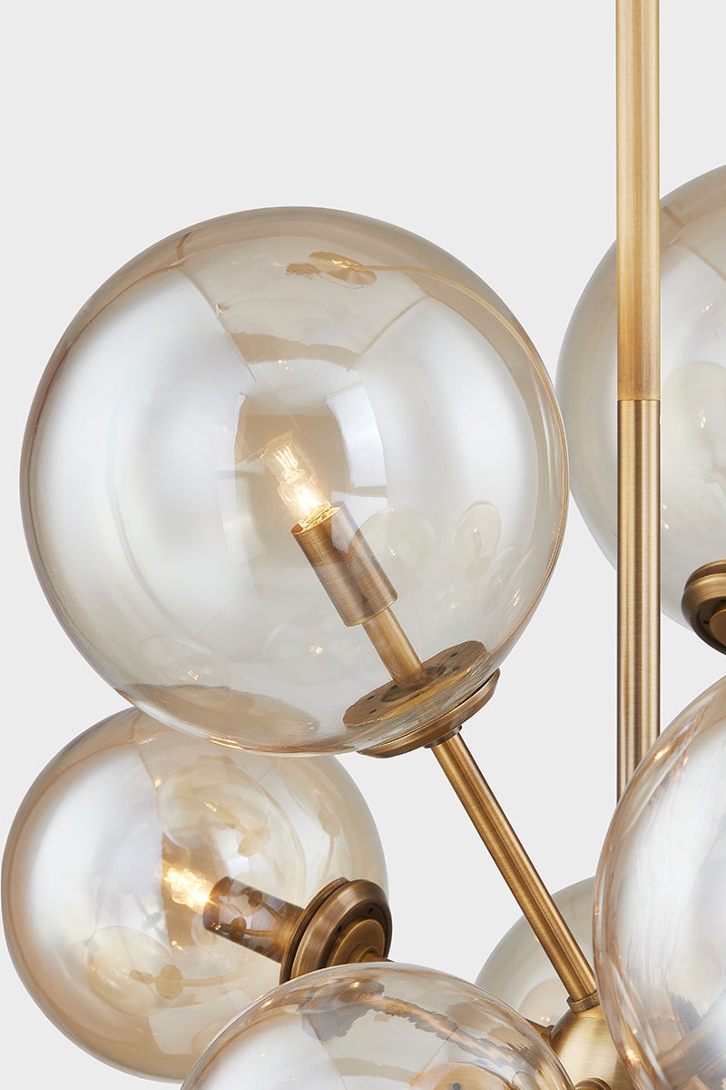 Troy Lighting SANTEE Chandelier — F1027-PBR