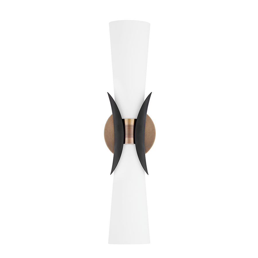 Troy Lighting Muncie Wall Sconce — B2102-PBR/SBK