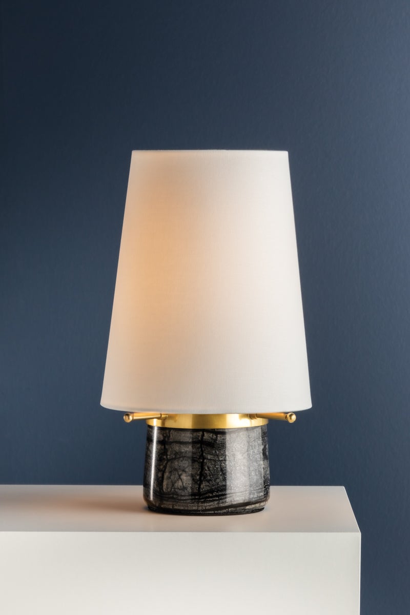 Hudson Valley Lighting CENTRAL VALLEY Rechargeable Table Lamp — Aged Brass