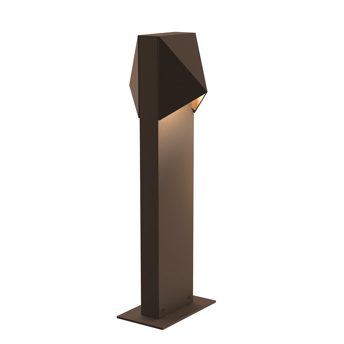 Triform Compact Bollards in TEXTURED BRONZE