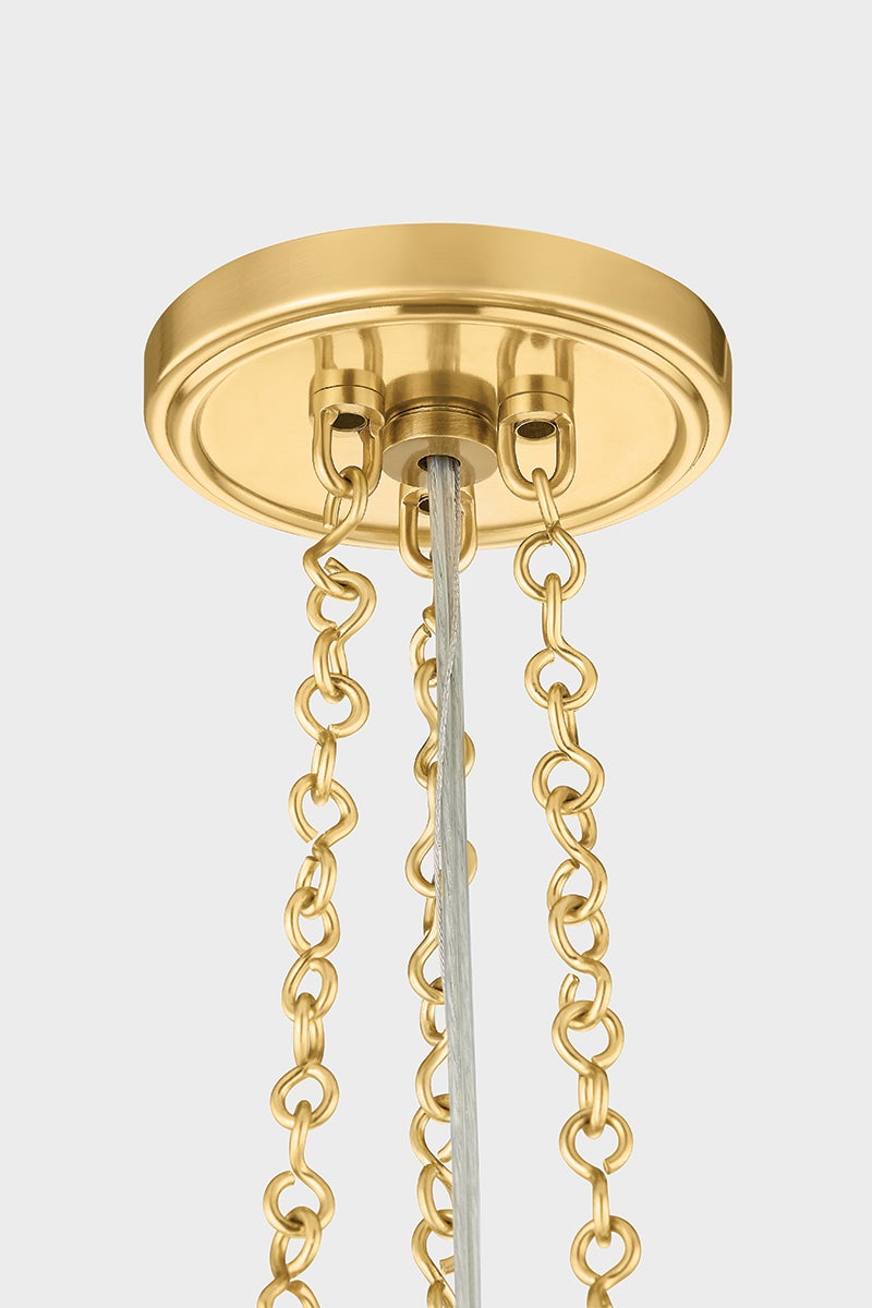 Hudson Valley Lighting AWOSTING Pendant — Aged Brass