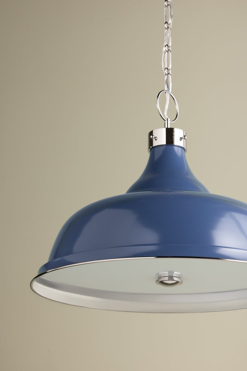 Hudson Valley Lighting Painted No. 1 Pendant — MDS300L-PN/FBL